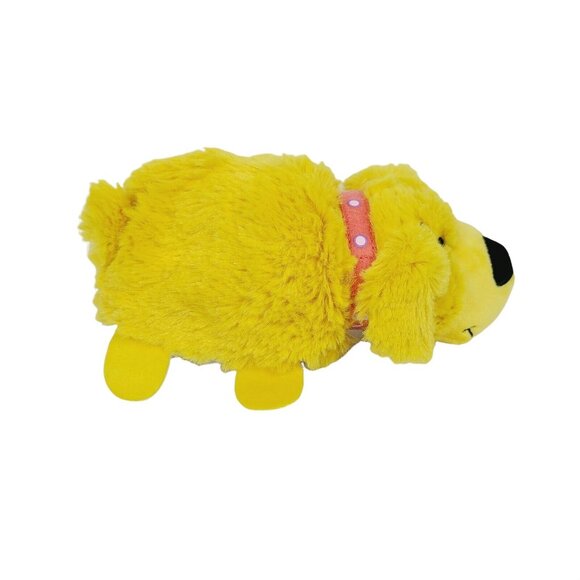 Flip a Zoo Purple Polka Dot Dragon Yellow Labrador Dog Plush Stuffed Animal - Picture 7 of 10